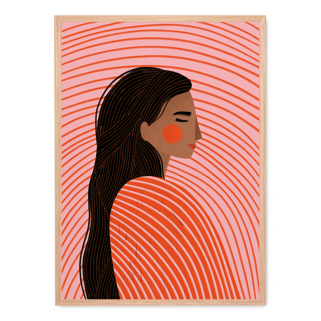 Woman With Lines