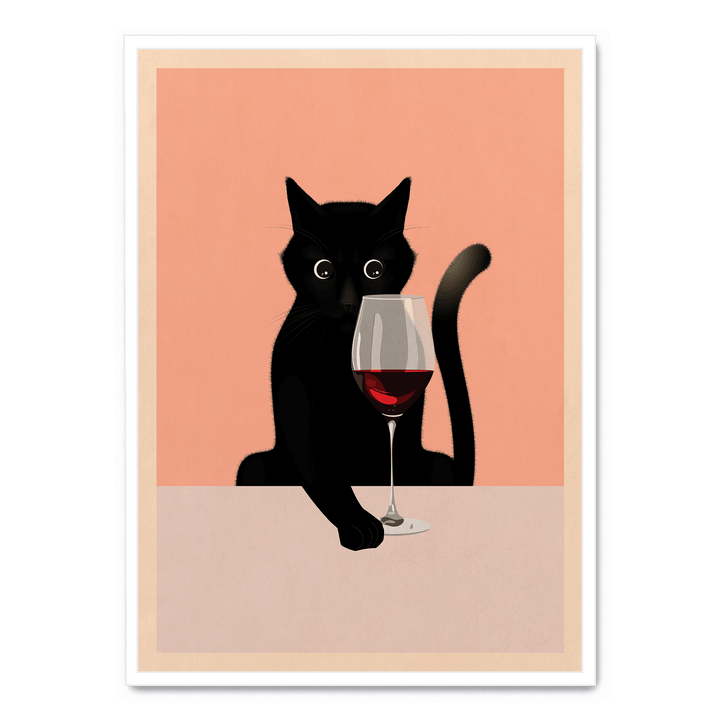 Cat And Wine