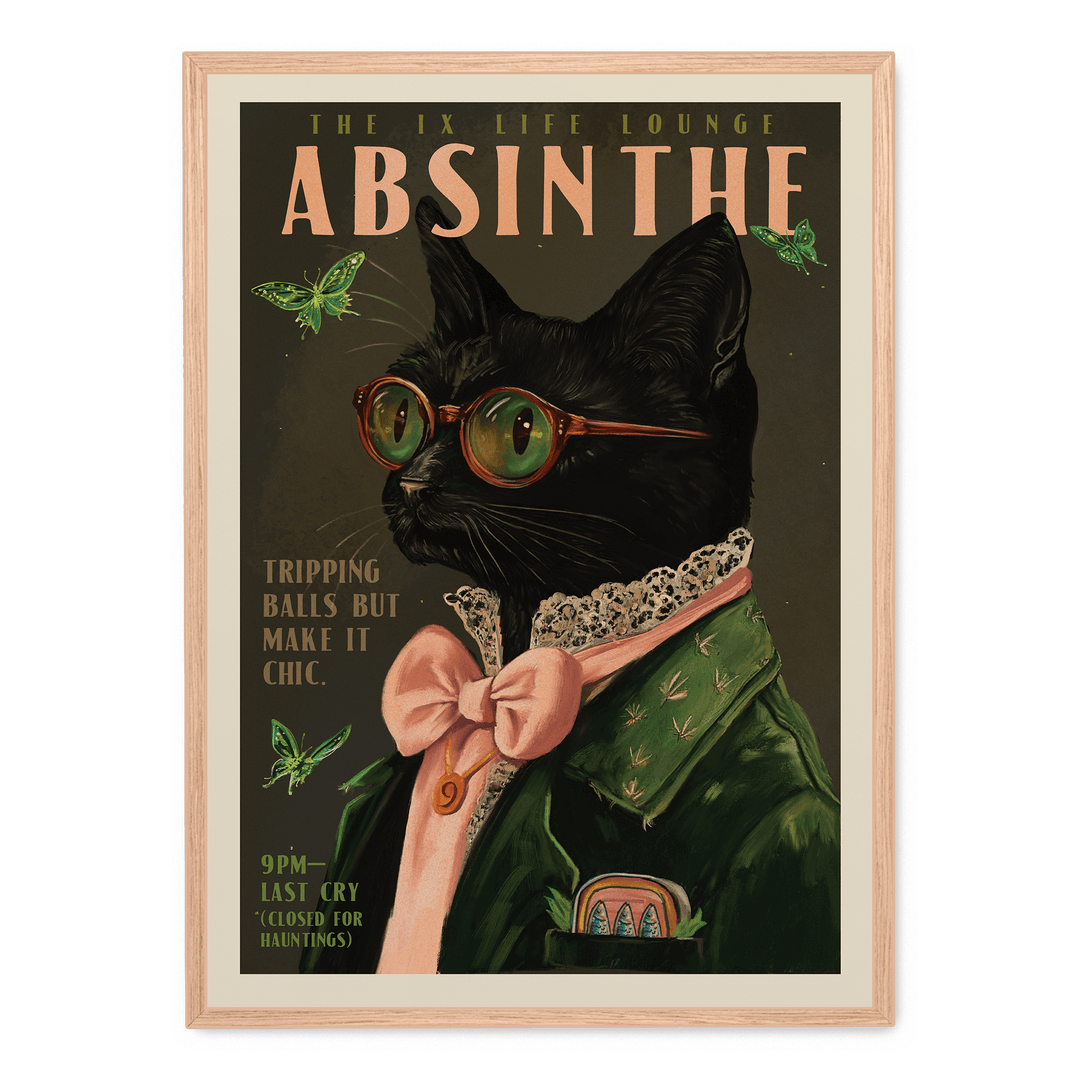 Chic Absinthe Cat