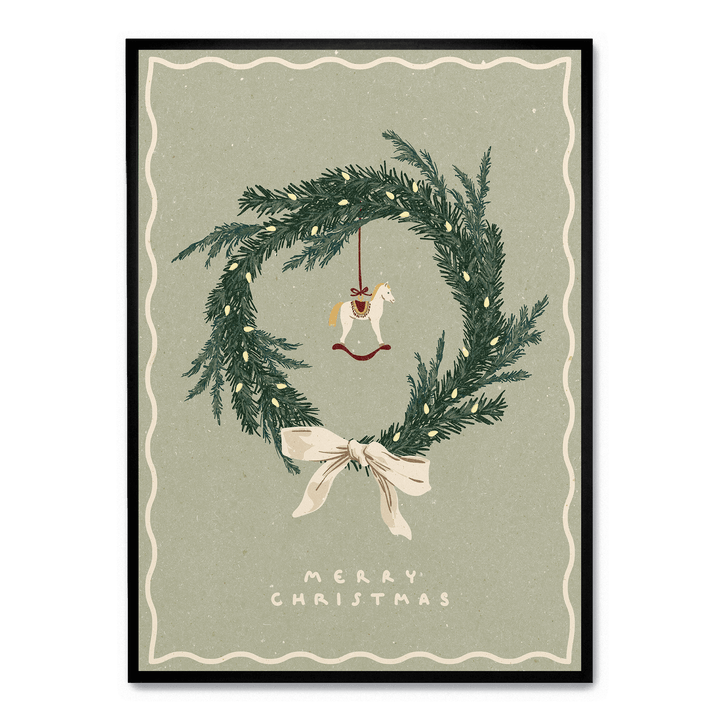 Horse Christmas Wreath