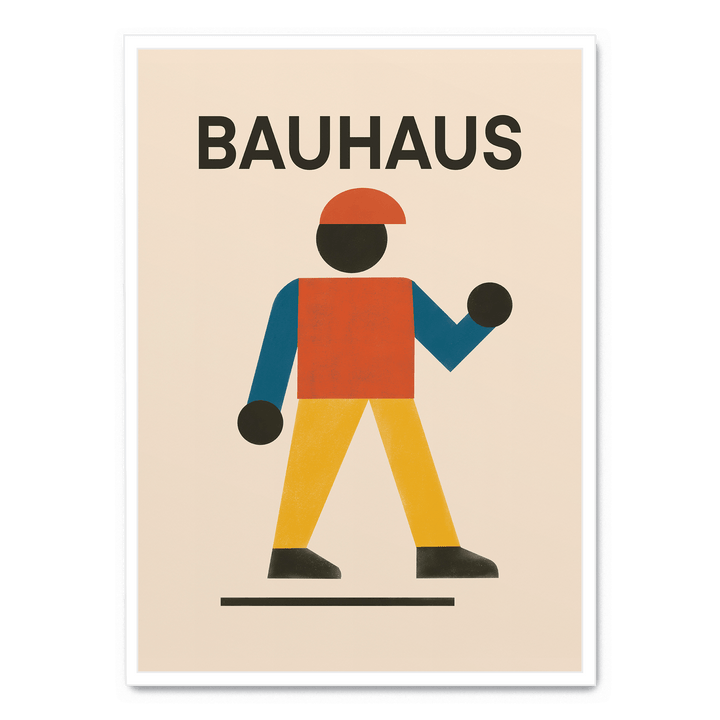 Bauhaus Minimalist Figure