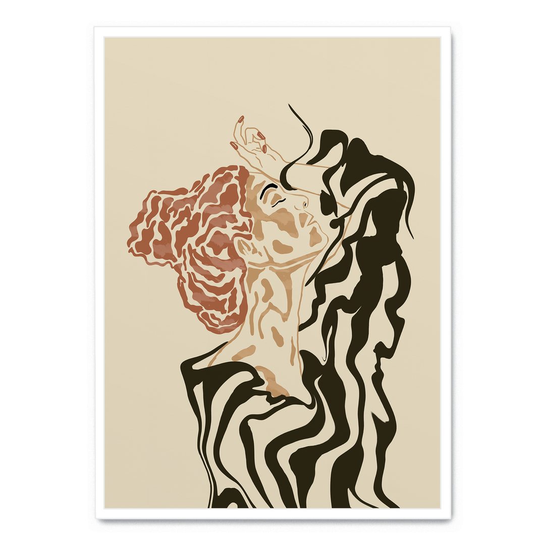 Woman In A Striped Blouse