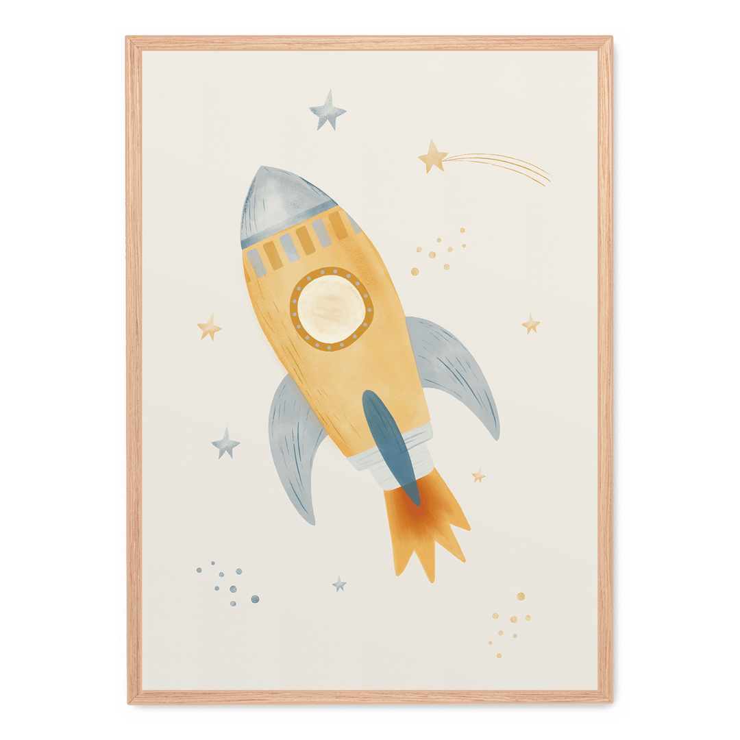 Whimsical Space Rocket