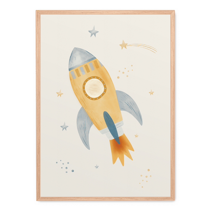 Whimsical Space Rocket