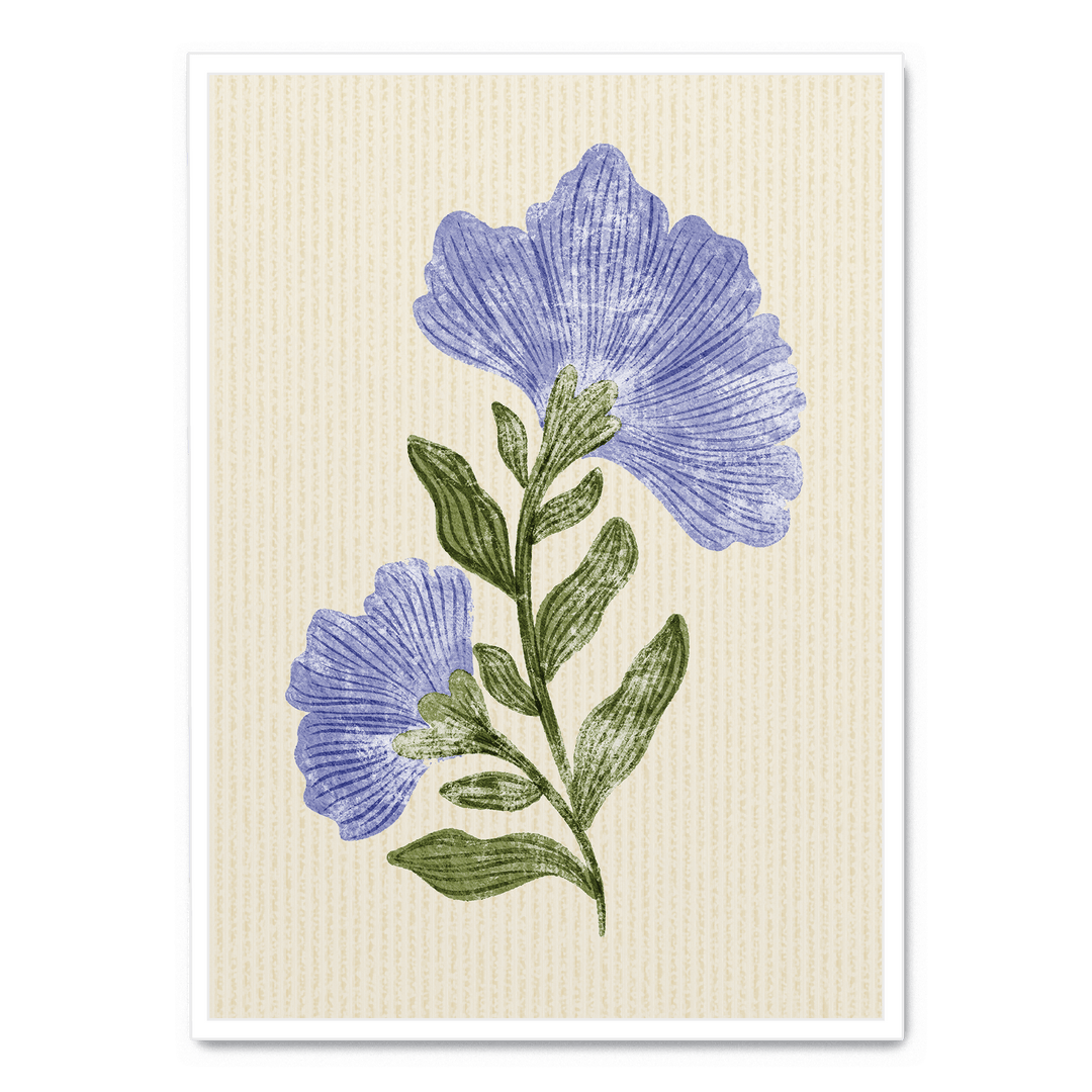 Soft Periwinkle Botanical