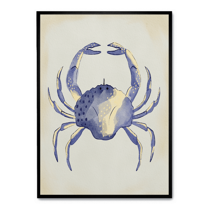 Watercolor Blue Crab