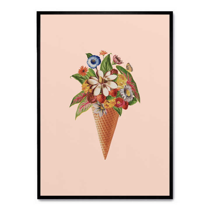 Botanical Pink Ice Cream