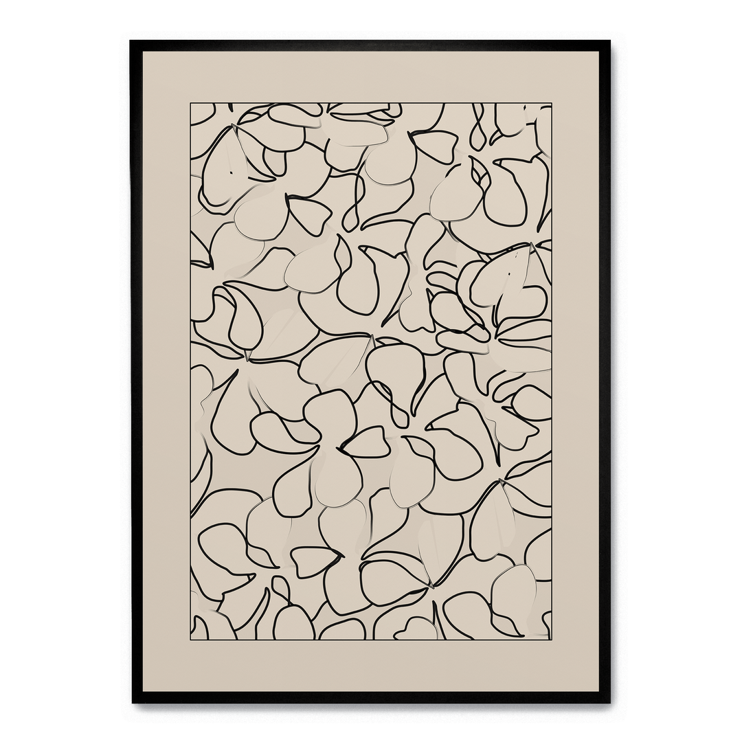 Abstract Flower Lines