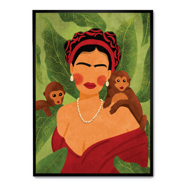 Frida And Monkeys