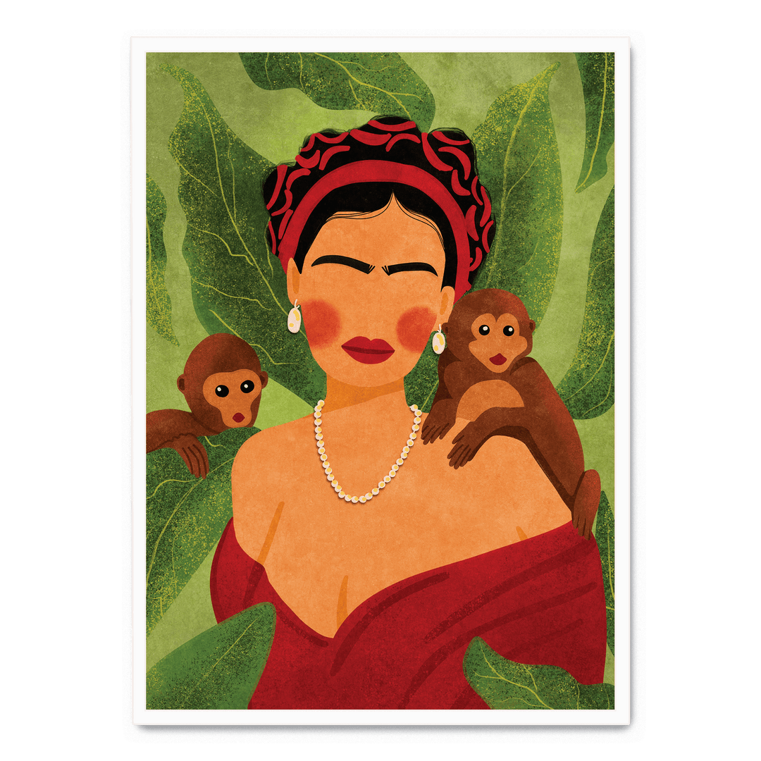 Frida And Monkeys