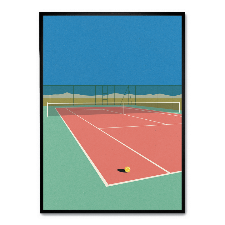 Tennis Court In The Desert
