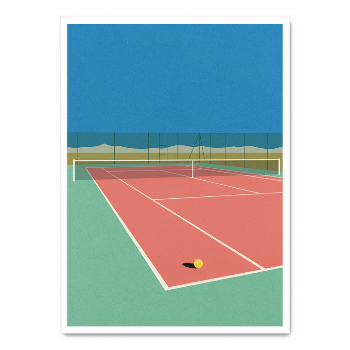 Tennis Court In The Desert