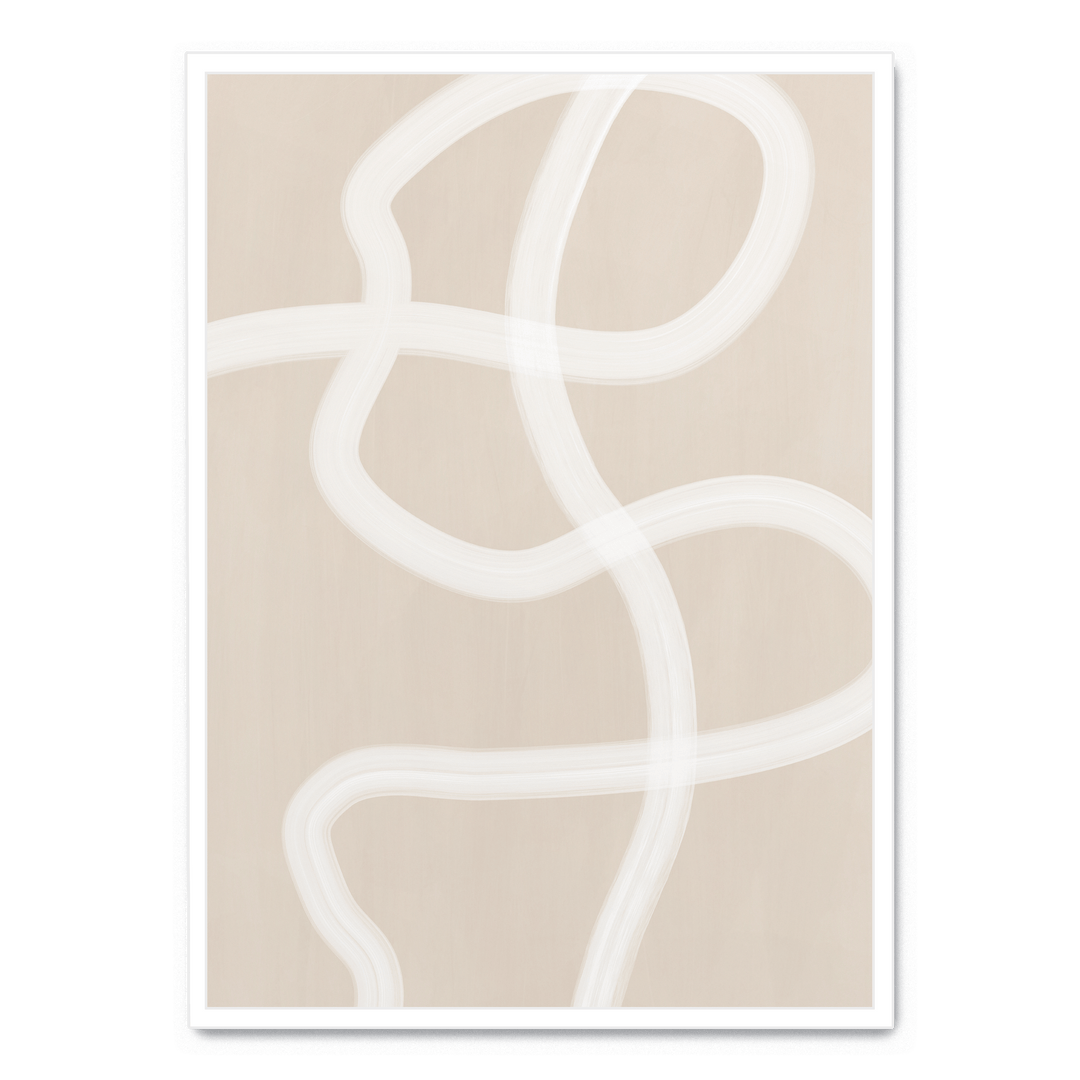 White Brush Stroke No. 1