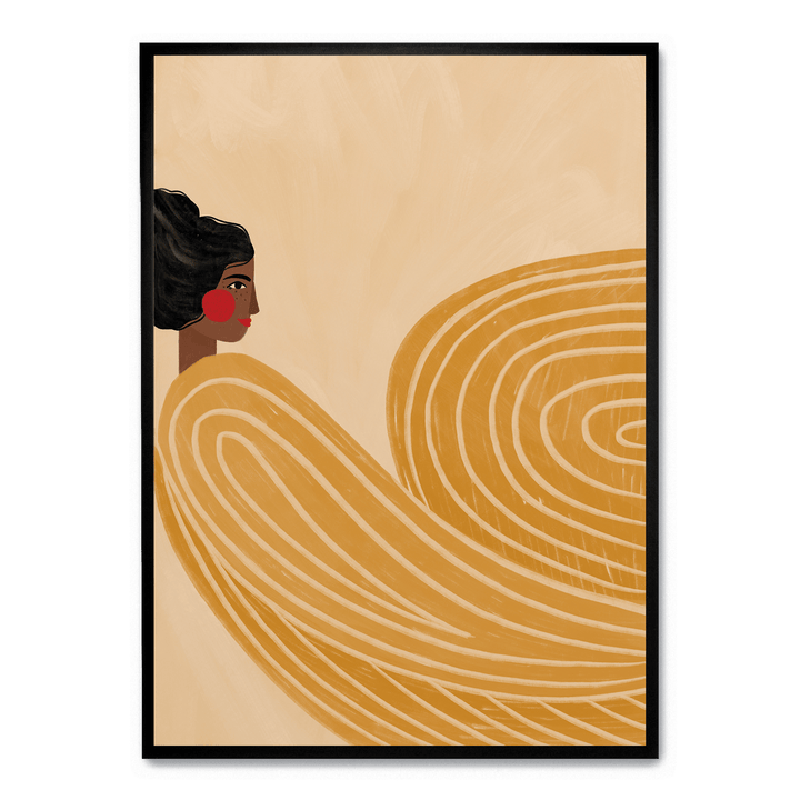 Woman With Yellow Stripes