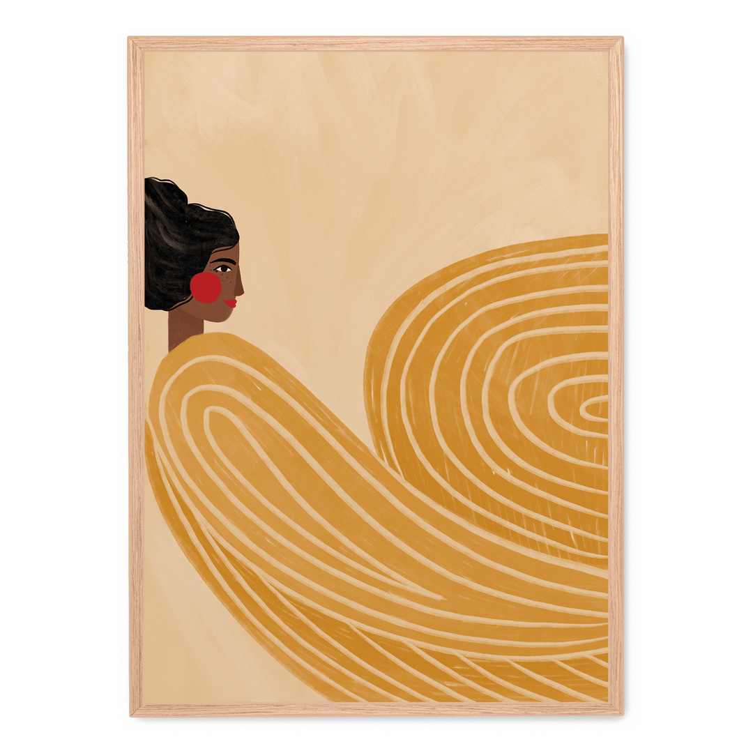 Woman With Yellow Stripes