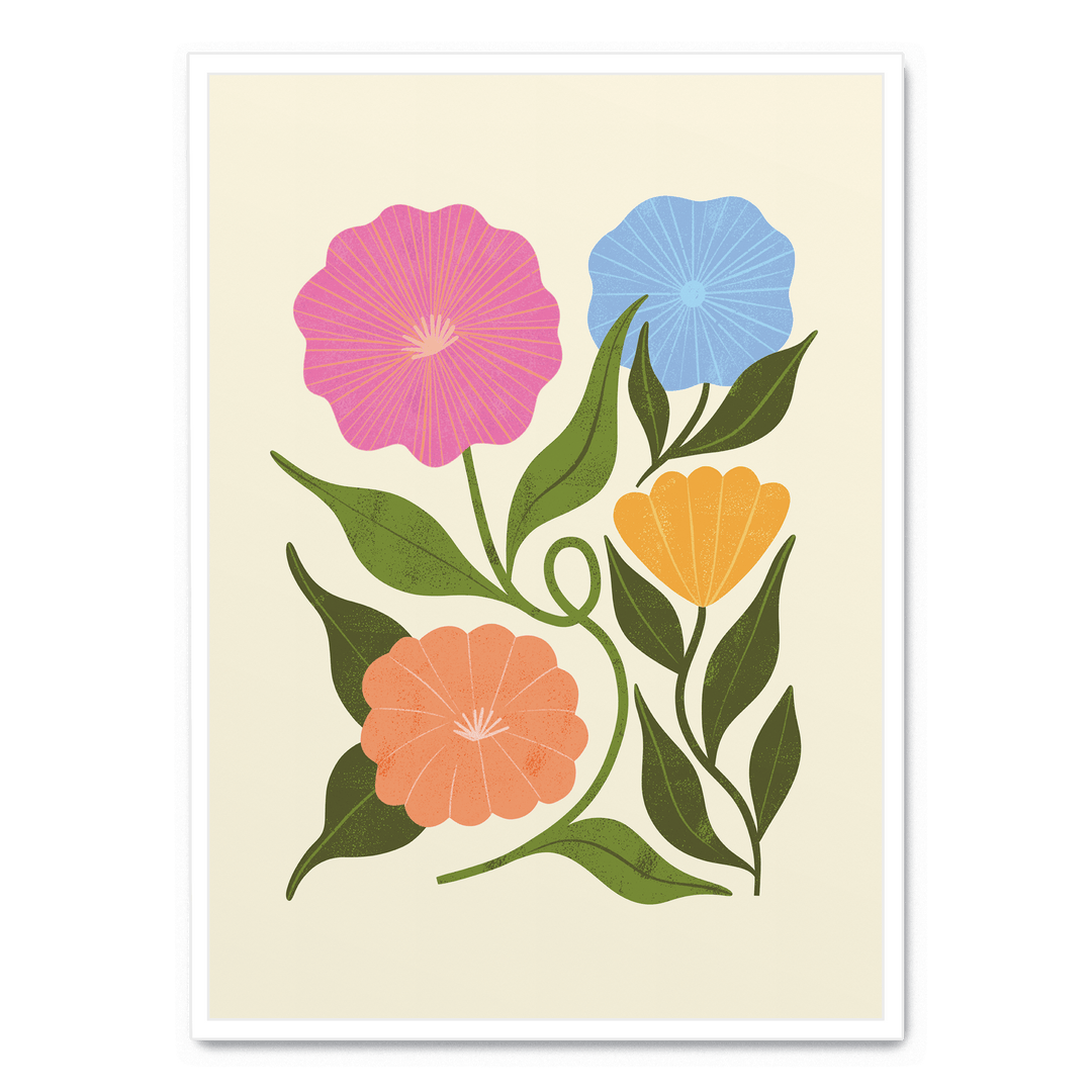 Colorful Abstract Flowers