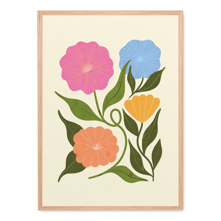 Colorful Abstract Flowers