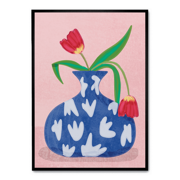 Tulips In Vase
