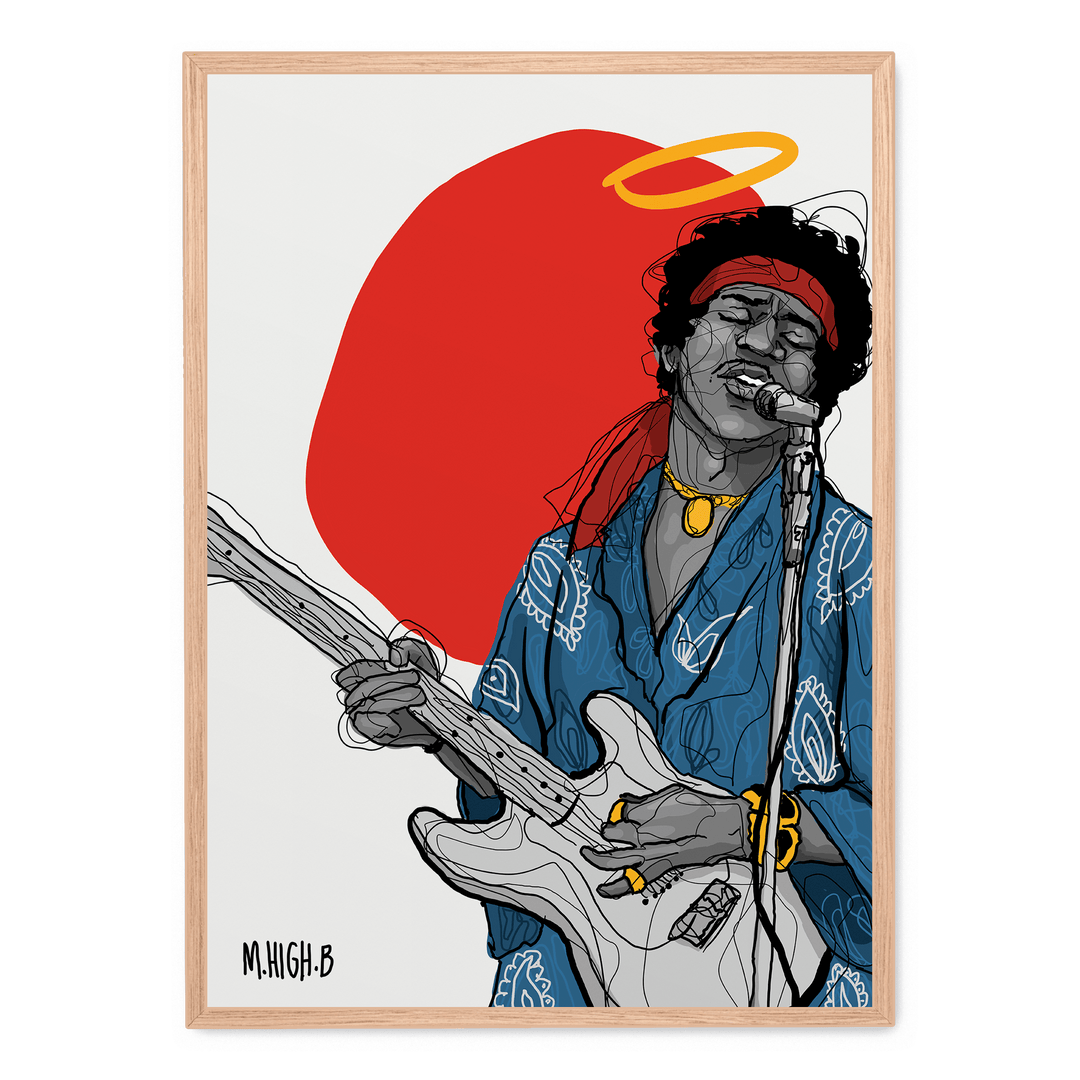 Jimi Hendrix x M.HIGH.B