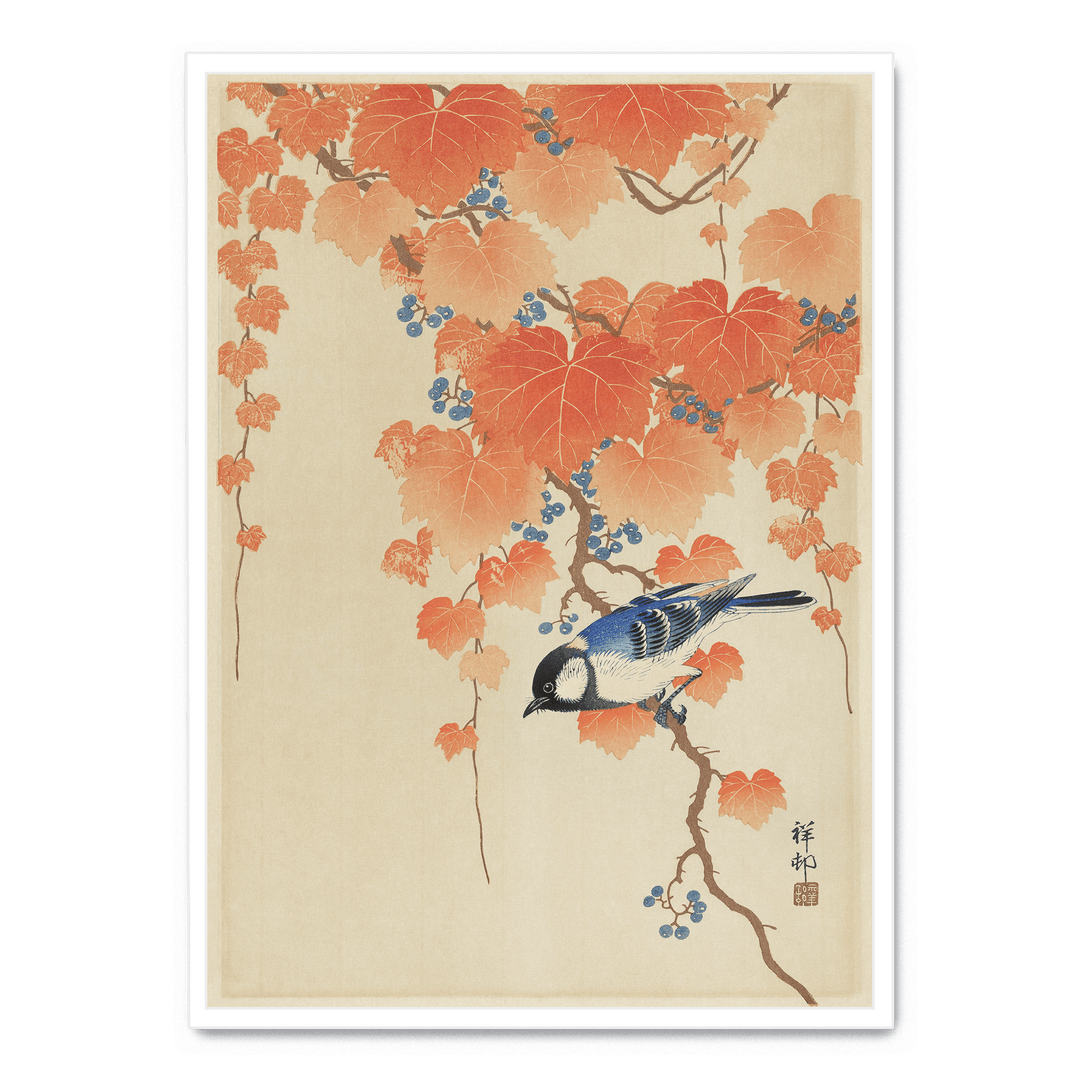 Ohara Koson - Bird On Branch