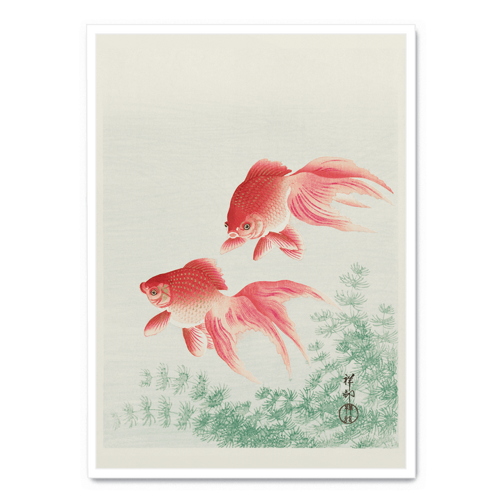 Ohara Koson - Two Goldfish