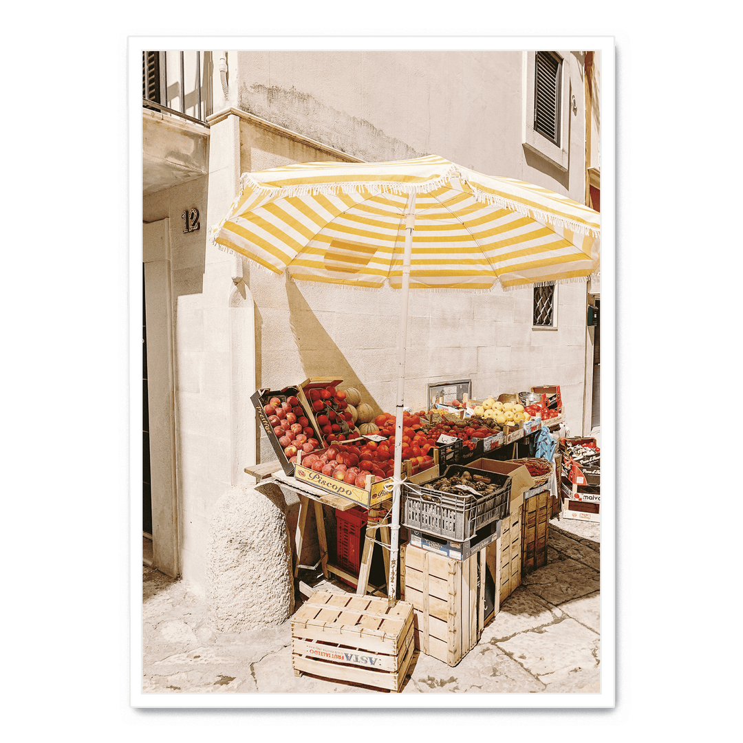 Street Market In Sicily