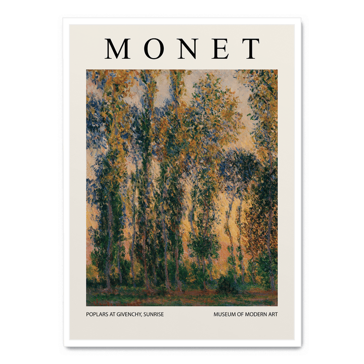 Poplars At Givenchy, Sunrise