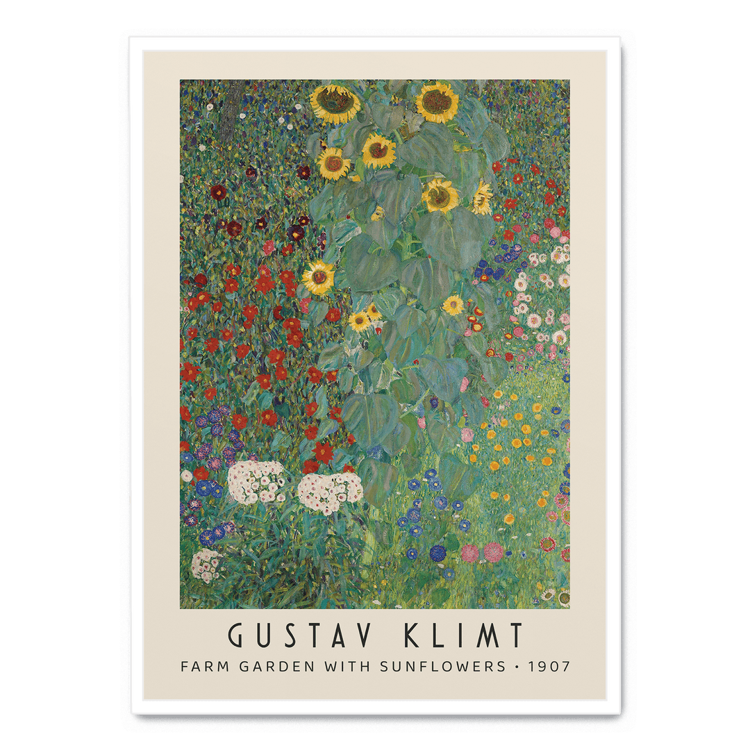 Farm Garden With Sunflowers