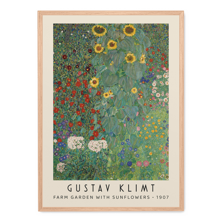 Farm Garden With Sunflowers