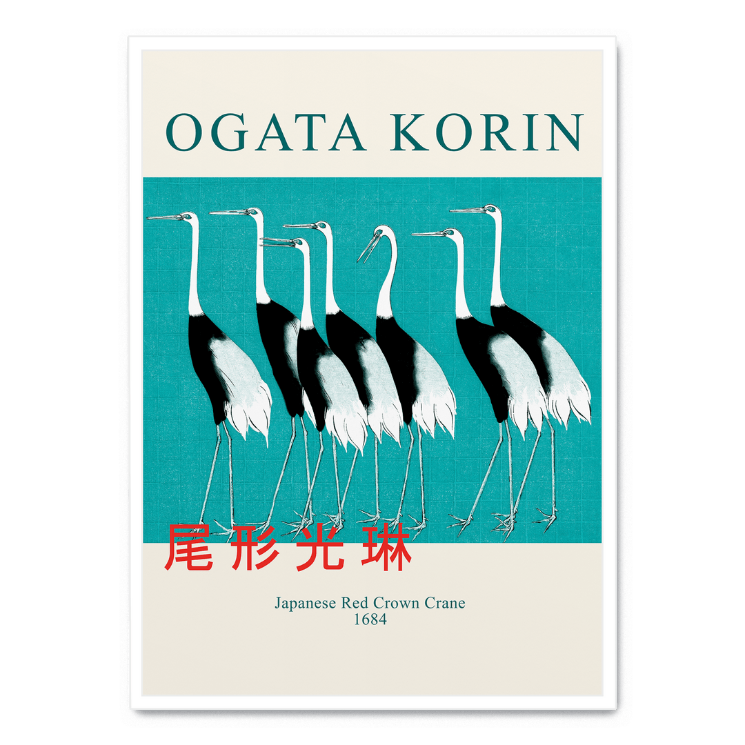 Ogata Korin - Japanese Red Crown Crane