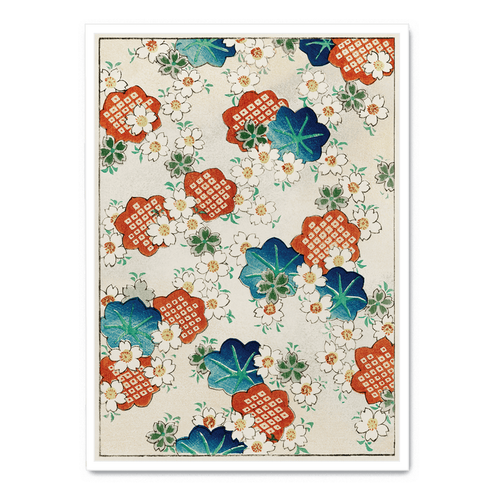 Watanabe Seitei - Floral Pattern