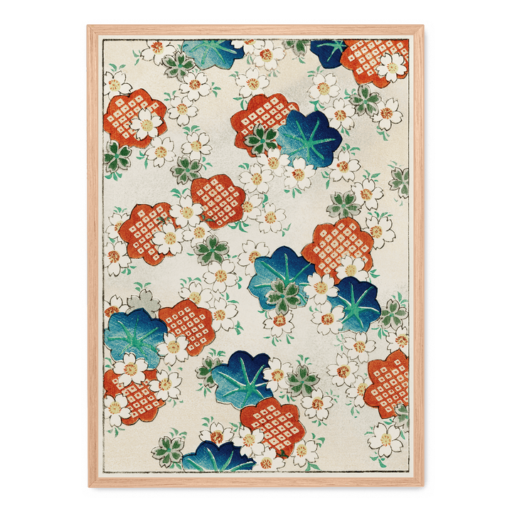 Watanabe Seitei - Floral Pattern