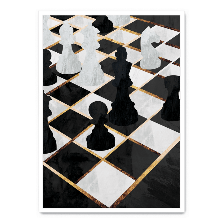 Chess Black And Gold